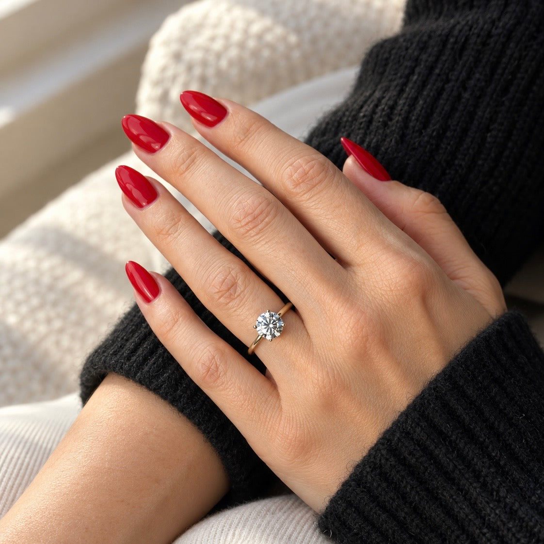 Classic Round Cut Solitaire (4 prong) - 1.80ct+ (8mm+, D/E & VVS)