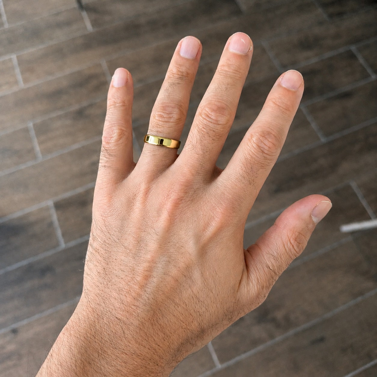 Polished Edge Band with Matte Centre - 5mm