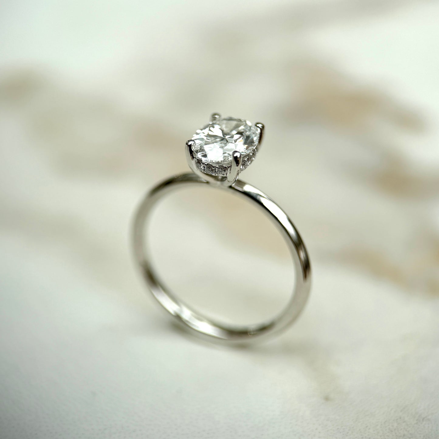 Classic Oval Cut Hidden Halo - 1.20ct+ (8.5mm+, D/E & VVS)