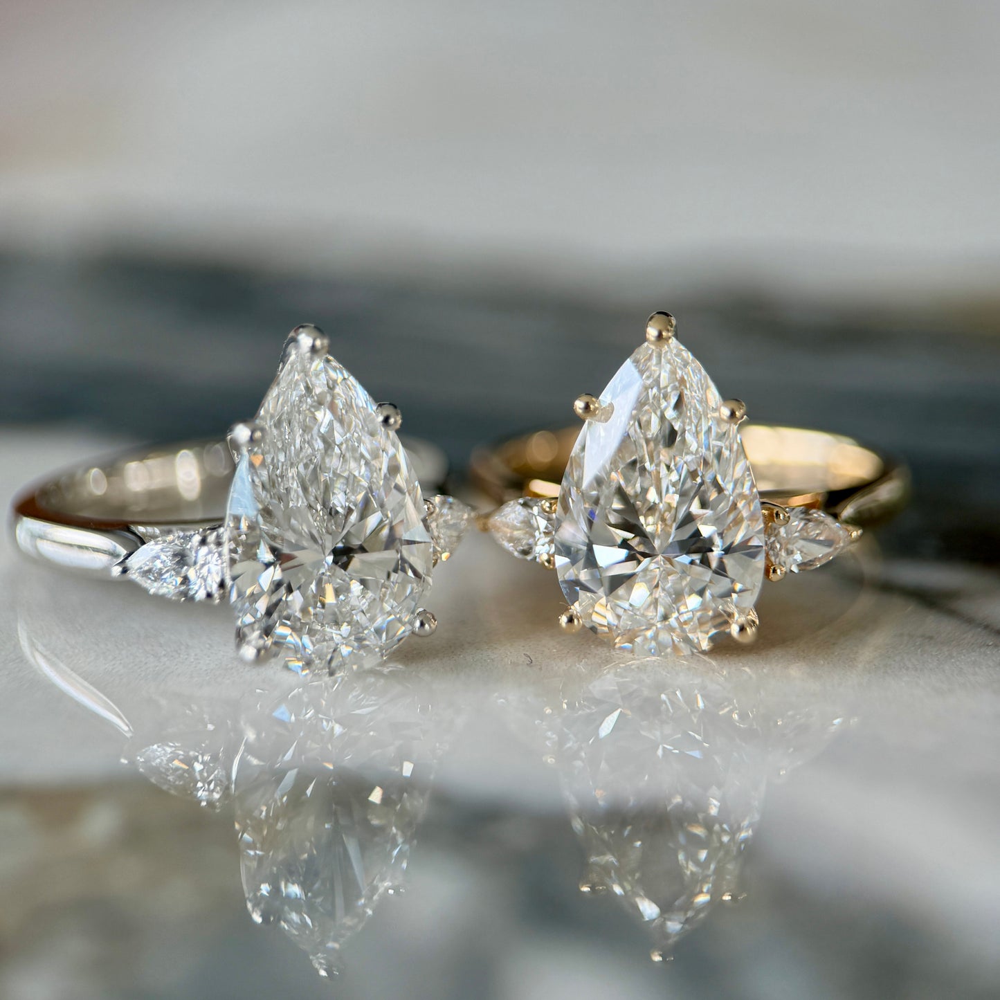 Classic Pear and Pears - 3ct+ (E/VS1+)