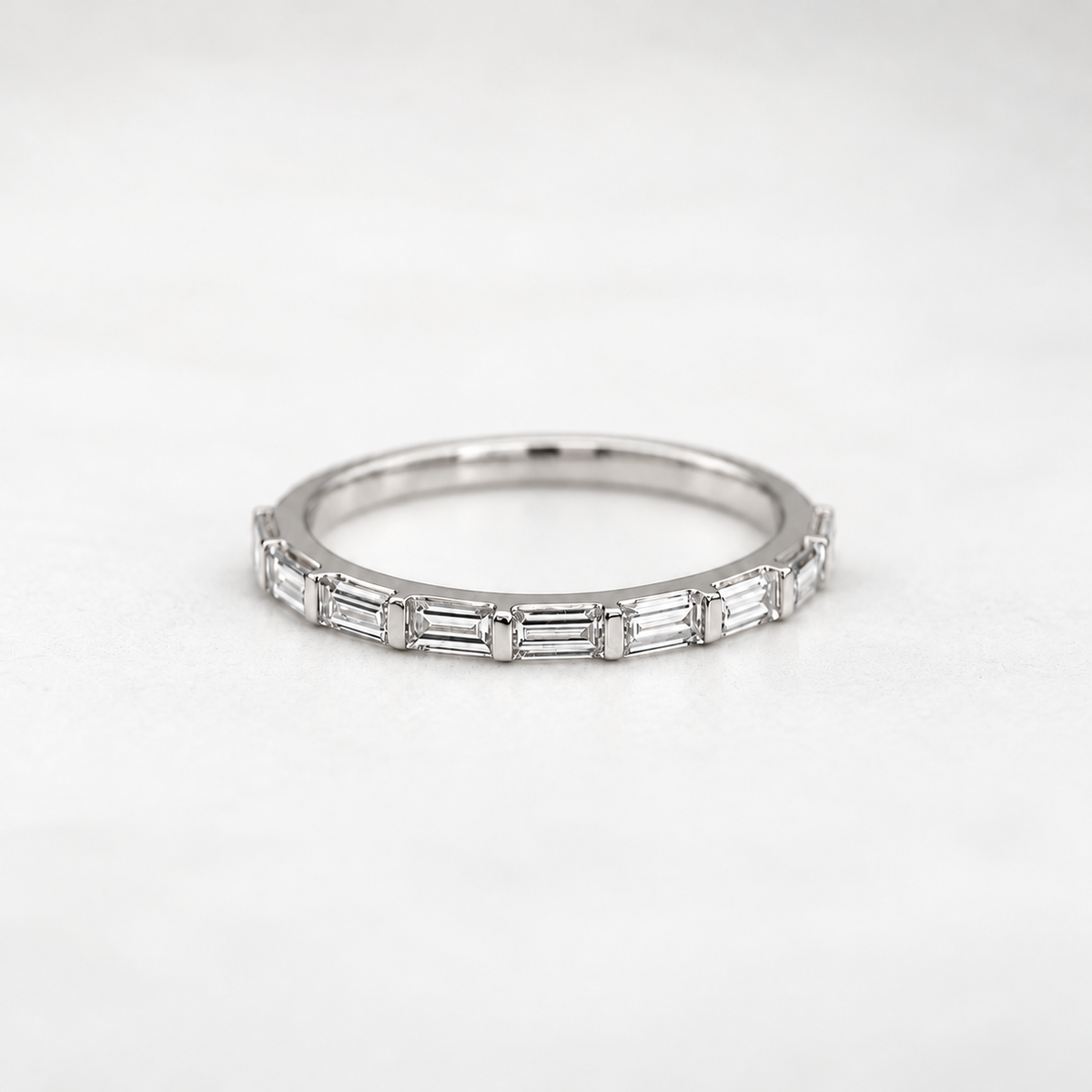 Delicate Baguette Cut Band - 0.45ct