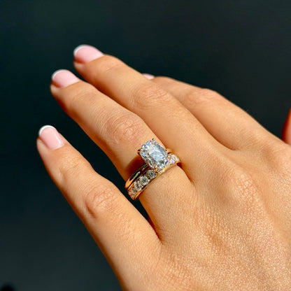 1ct Grain set diamond band