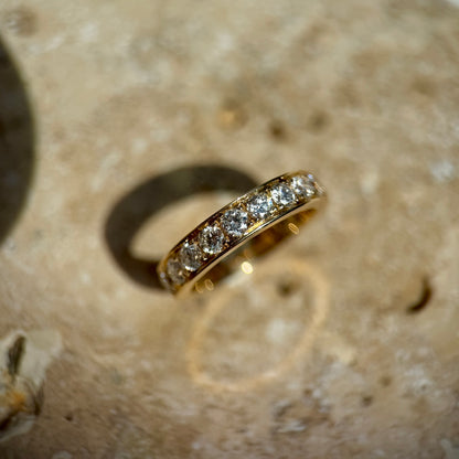 1ct Grain set diamond band