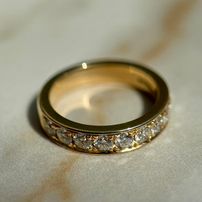 1ct Grain set diamond band