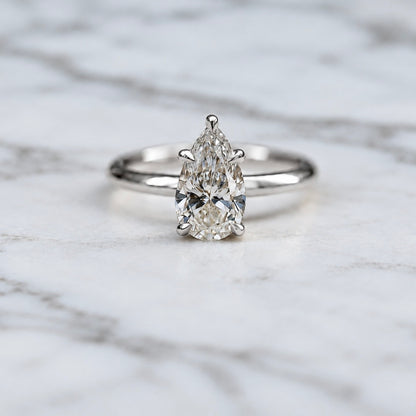 Classic Pear Cut Solitaire - 1ct+ (D/E & VVS)