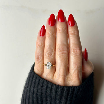 Classic Elongated Cushion Cut Solitaire 2ct+ (9mm+, D/E VVS