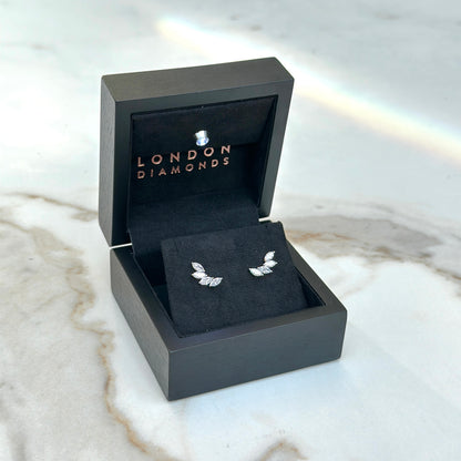 4 Marquise studs - 1.20ct+