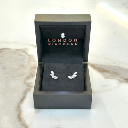 4 Marquise studs - 1.20ct+