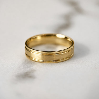 Grooved Matte Band - 5mm