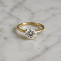 Classic Round Cut Solitaire (4 prong) - 1.80ct+ (8mm+, D/E & VVS)