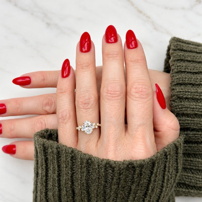Classic Pretty Oval Ring - 1.50ct+ (9mm+, D/E & VVS)
