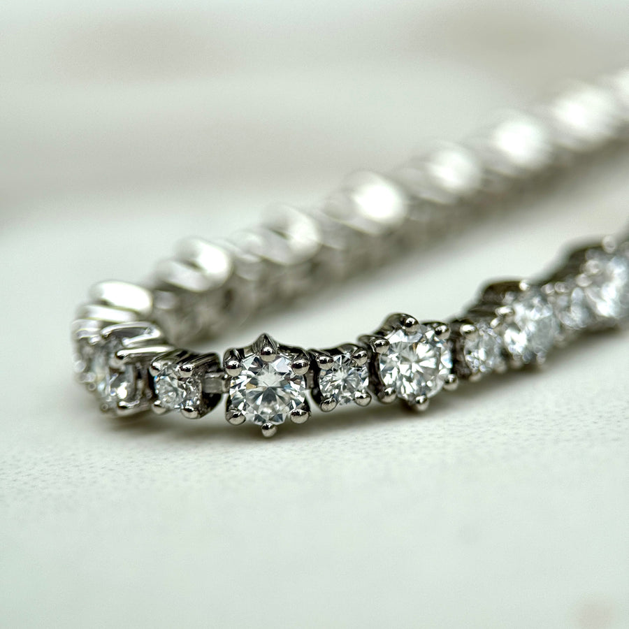 Alternating Tennis Bracelet - 4ct+