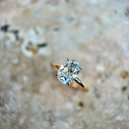 Antique Cushion Cut Hidden Halo - 2.5ct+ (10mm+, D/E & VVS)