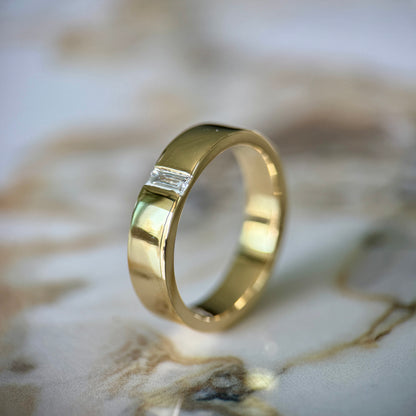 Baguette Diamond Band - 5mm