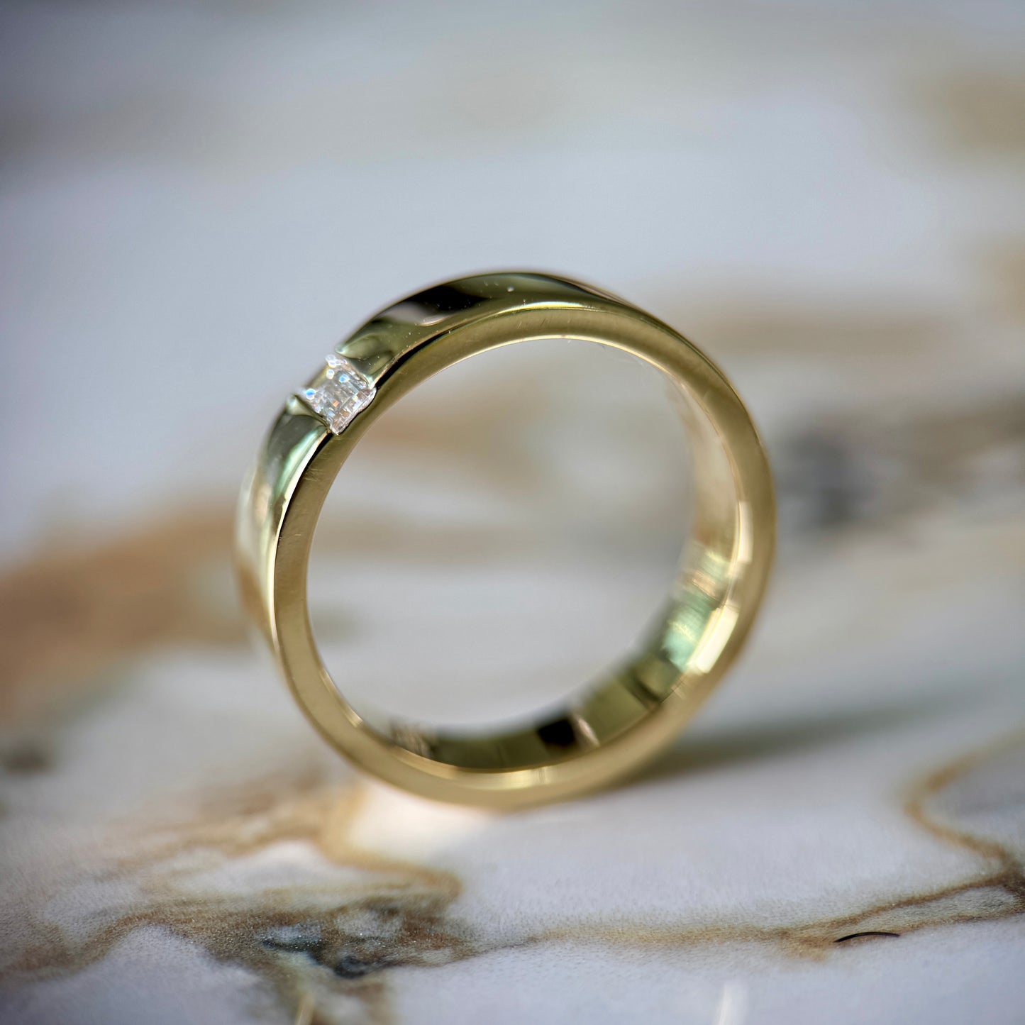 Baguette Diamond Band - 5mm