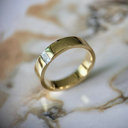 Baguette Diamond Band - 5mm
