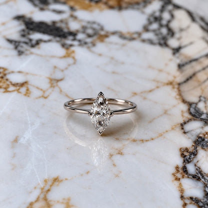 Classic Marquise Cut Solitaire - 1ct+ (D/E & VVS)