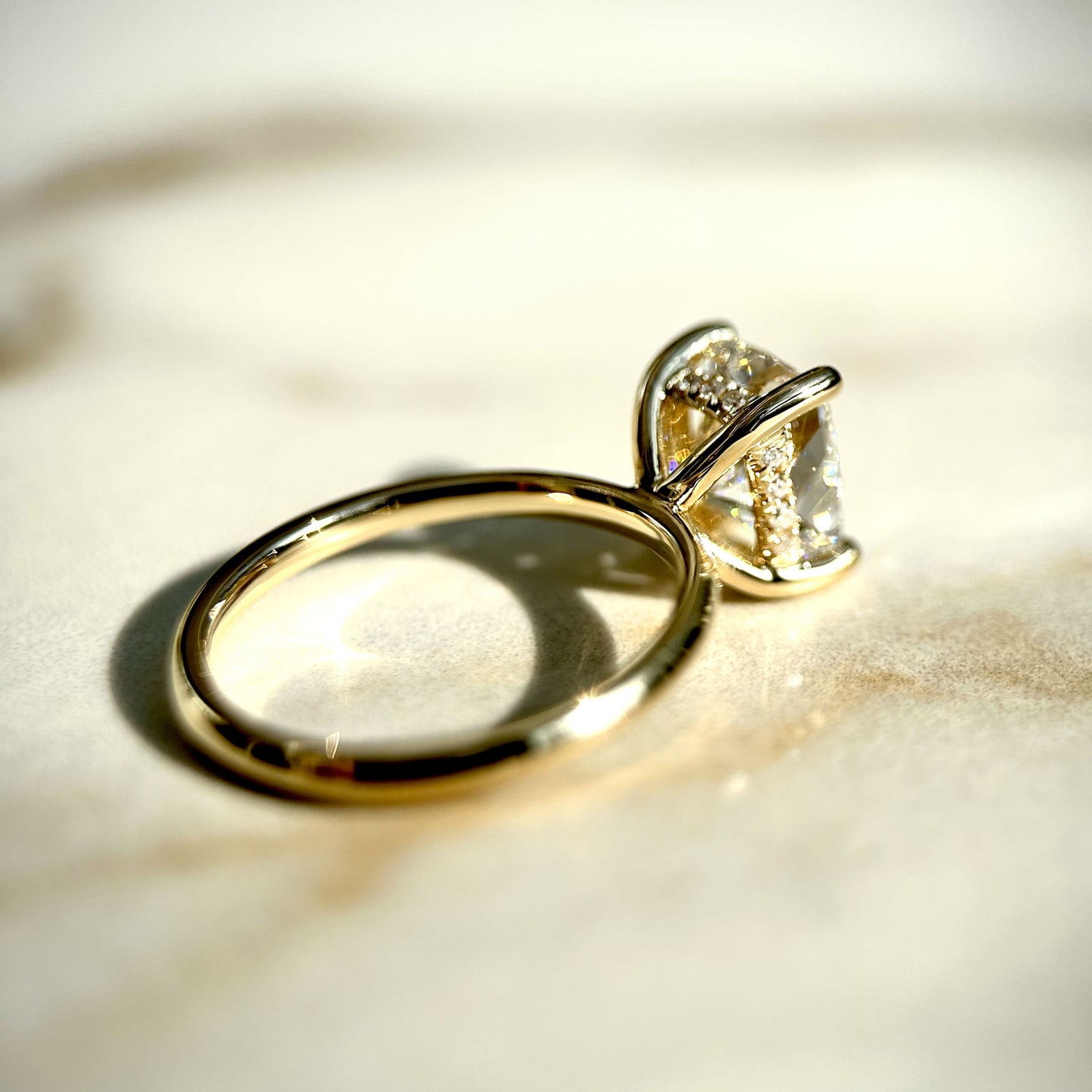 Classic Cushion Cut Hidden Halo - 2ct+ (D/E & VVS)