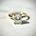 Classic Cushion Cut Solitaire - 2ct+ (D/E & VVS)