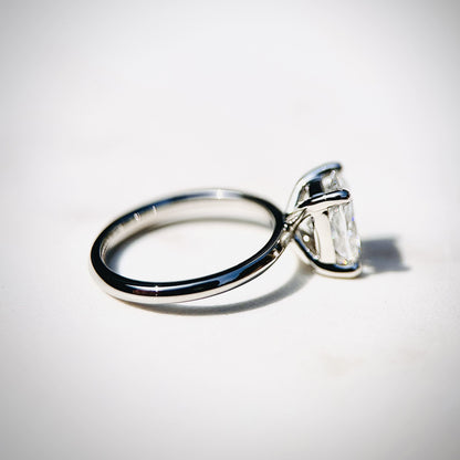 Classic Cushion Cut Solitaire - 2ct+ (D/E & VVS)