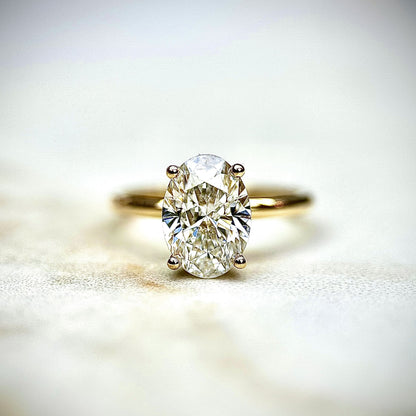 Classic Oval Cut Solitaire - 1.80ct+ (9.5mm+, D/E & VVS)