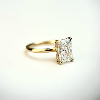 Classic Radiant Cut Hidden Halo - 1.80ct+ (8.5mm+, D/E & VVS)