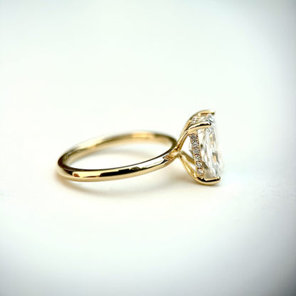 Classic Radiant Cut Hidden Halo - 1.80ct+ (8.5mm+, D/E & VVS)