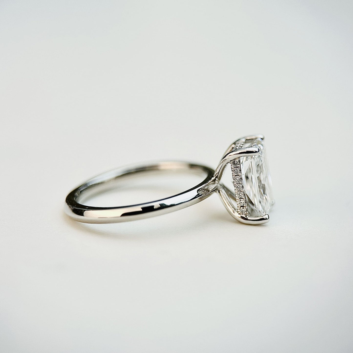 Classic Radiant Cut Hidden Halo - 1.80ct+ (8.5mm+, D/E & VVS)