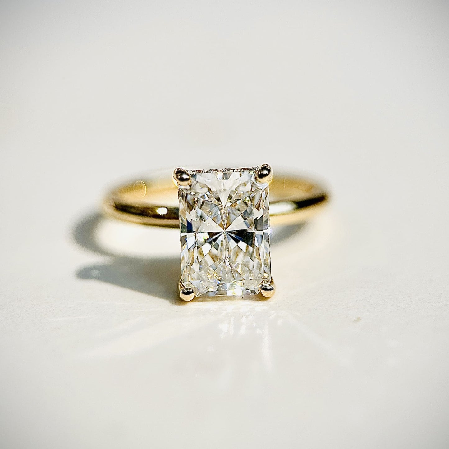 Classic Radiant Cut Hidden Halo - 2ct+ (9mm+, D/E & VVS)