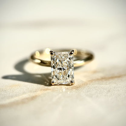 Classic Radiant Cut Solitaire - 1.50ct+ (8mm+, D/E & VVS)