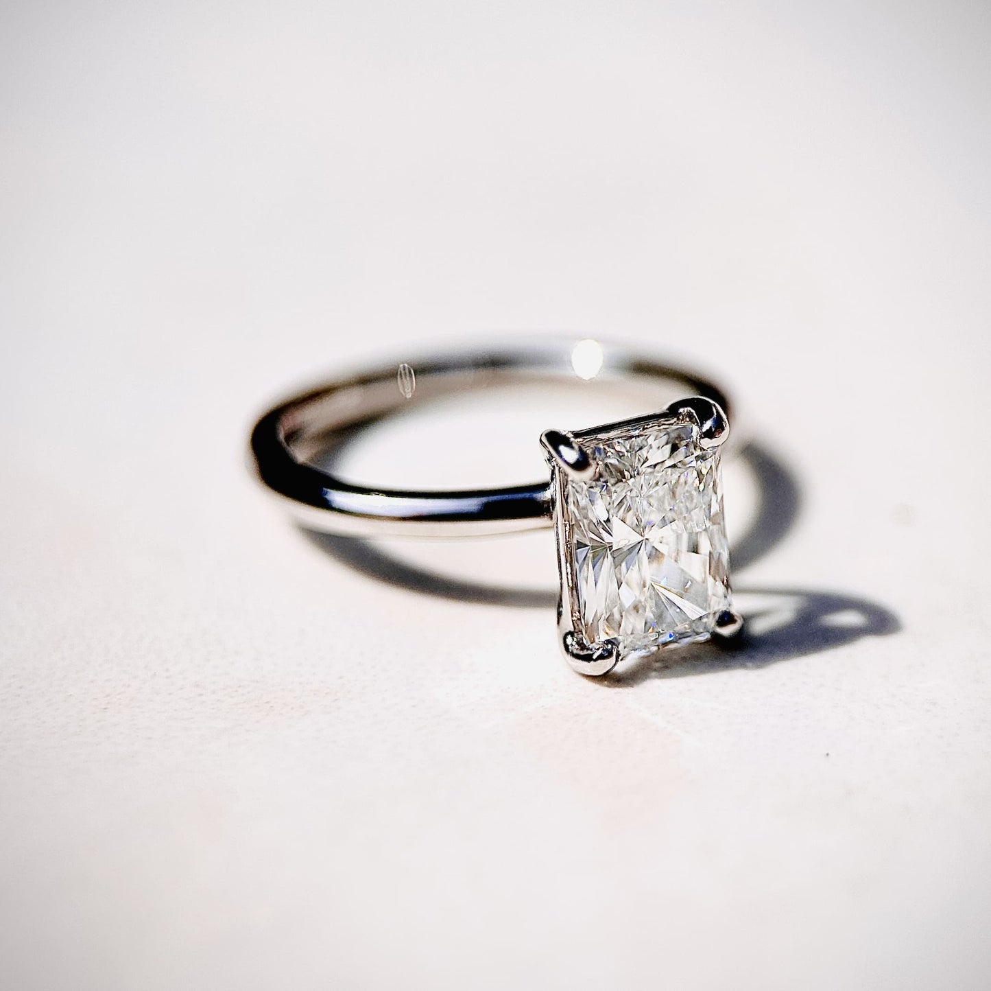 Classic Radiant Cut Solitaire - 1.50ct+ (8mm+, D/E & VVS)