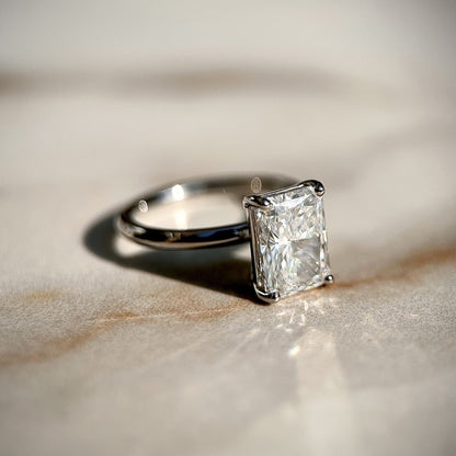 Classic Radiant Cut Solitaire - 2ct+ (9mm+, D/E & VVS)