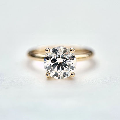 Classic Round Cut Solitaire (4 prong) - 1.80ct+ (8mm+, D/E & VVS)