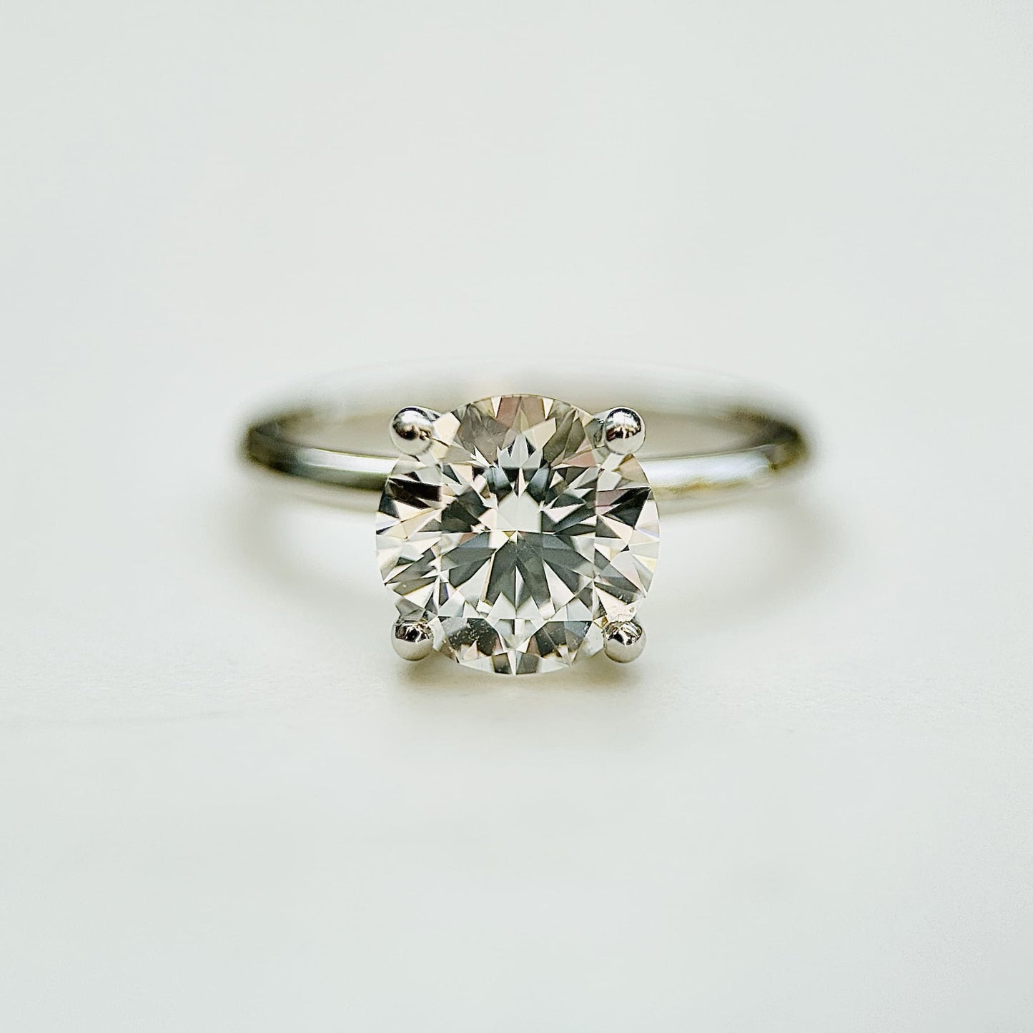 Classic Round Cut Solitaire (4 prong) - 1.80ct+ (8mm+, D/E & VVS)