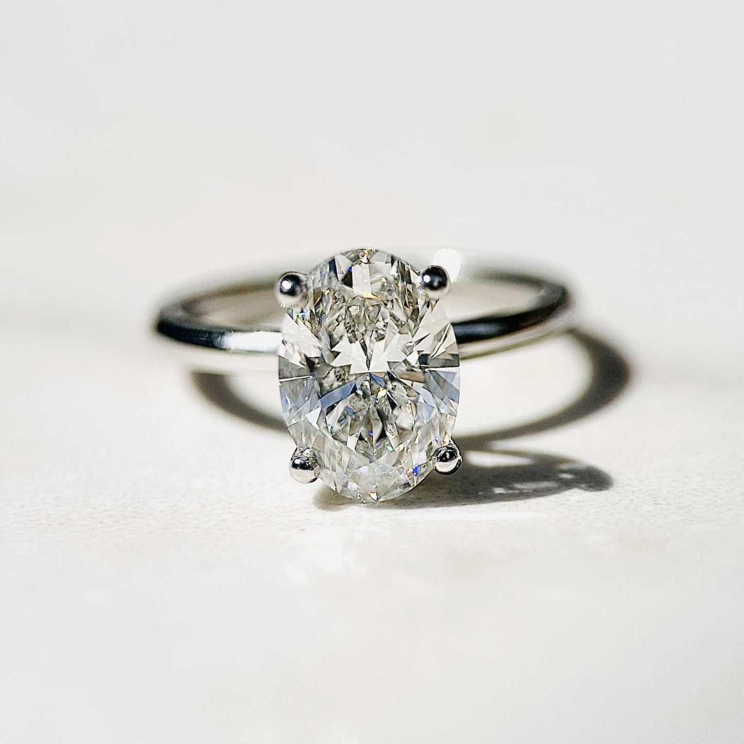 Classic Oval Cut Hidden Halo - 1.80ct+ (9.5mm+, D/E & VVS)