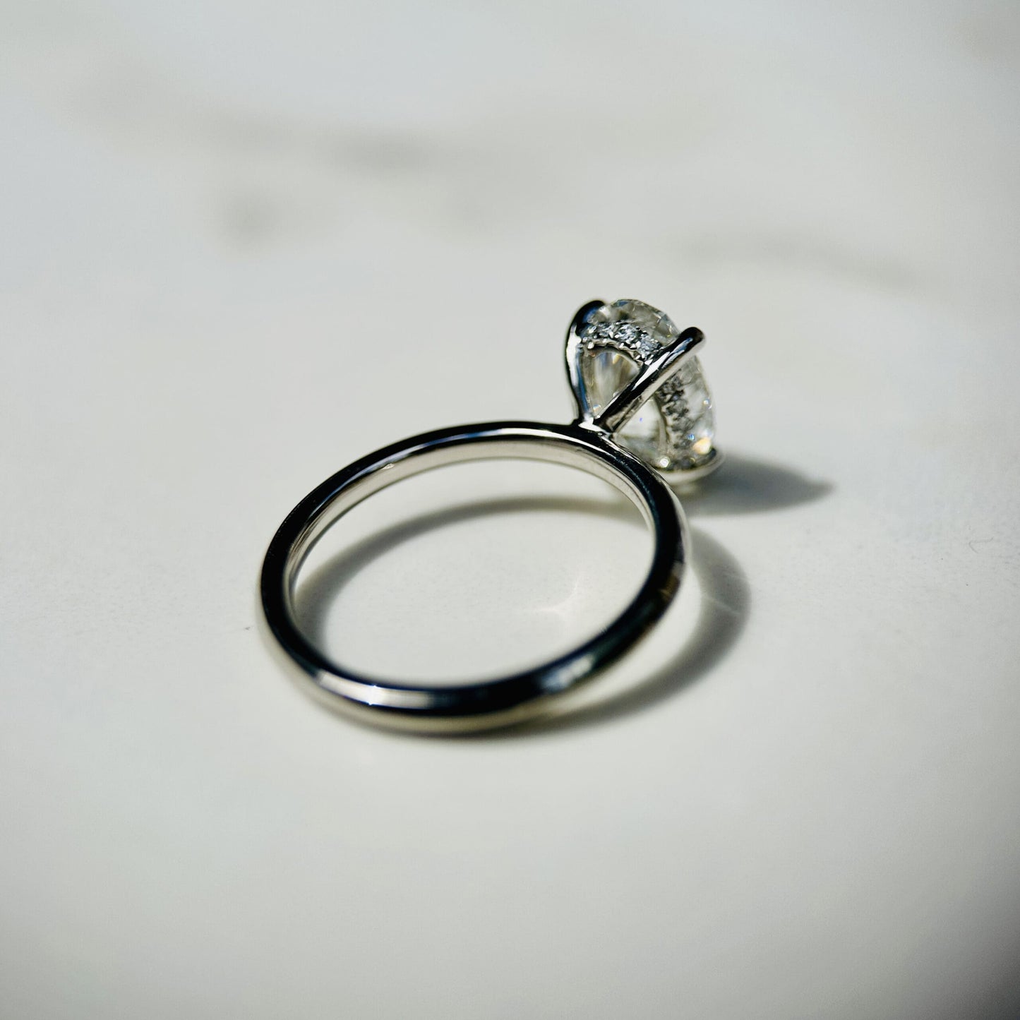 Classic Oval Cut Hidden Halo - 1.80ct+ (9.5mm+, D/E & VVS)