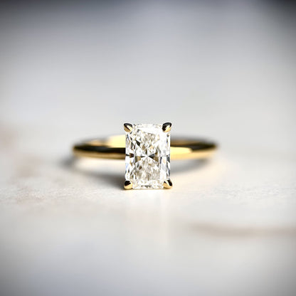 Classic Radiant Cut Solitaire - 1ct+ (7mm+, D/E & VVS)