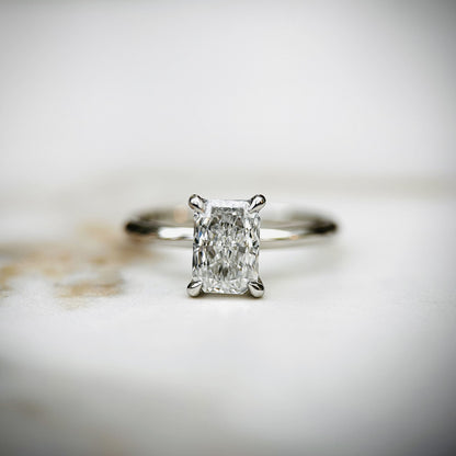 Classic Radiant Cut Solitaire - 1ct+ (7mm+, D/E & VVS)