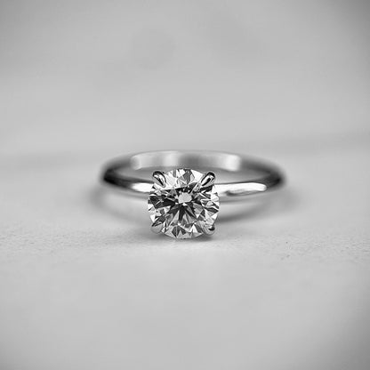 Classic Round Cut Solitaire - 1ct+ (6.3mm+, D/E & VVS)