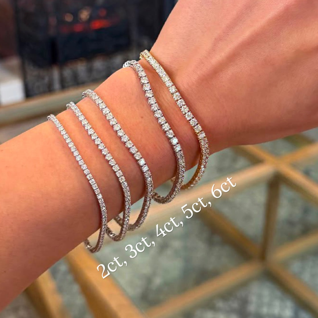 Classic Tennis Bracelet - 2ct total