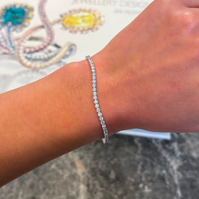 Classic Tennis Bracelet - 3ct total