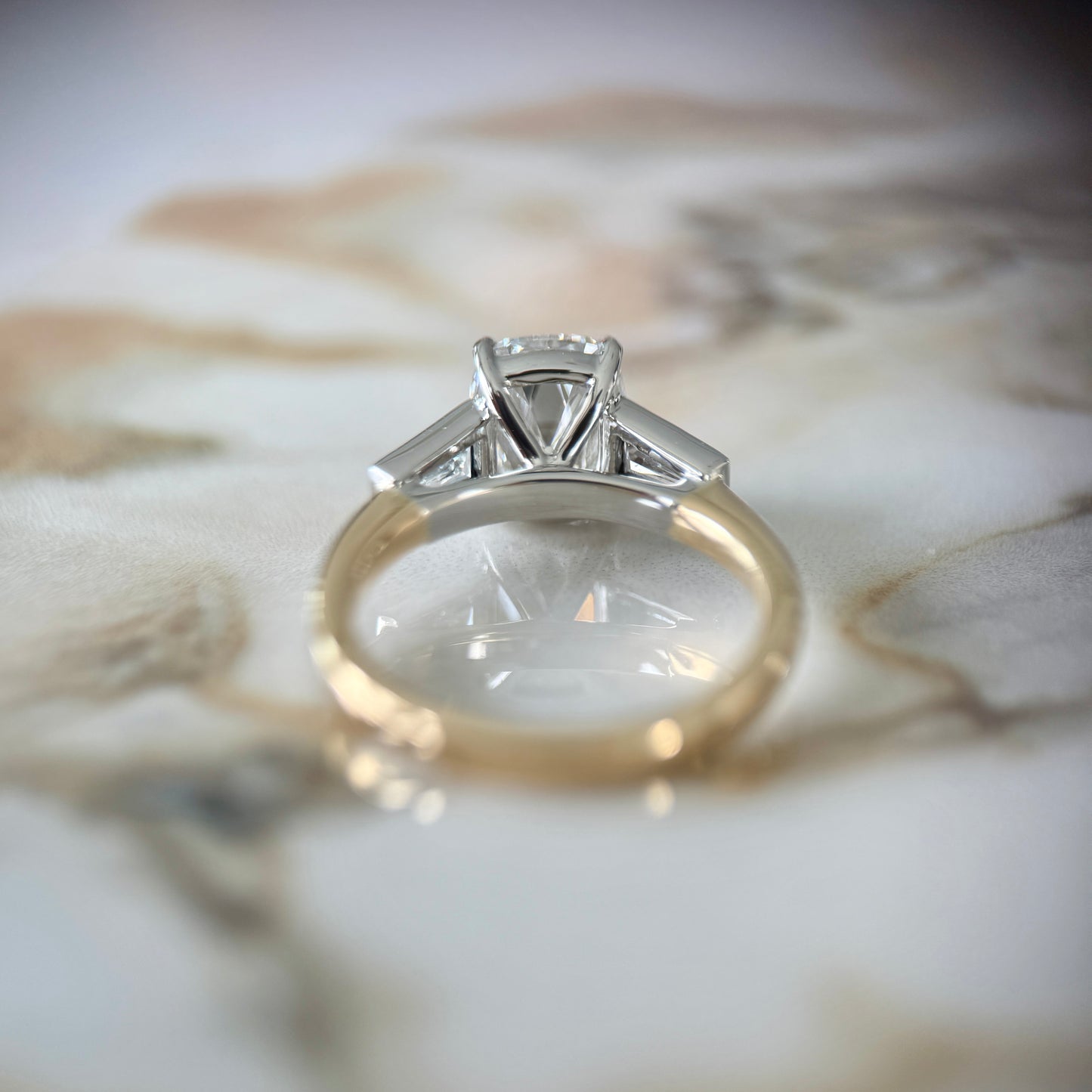 London Diamonds Classic Antique Cushion and Tapering Baguettes - 2ct+ (D/E & VVS)