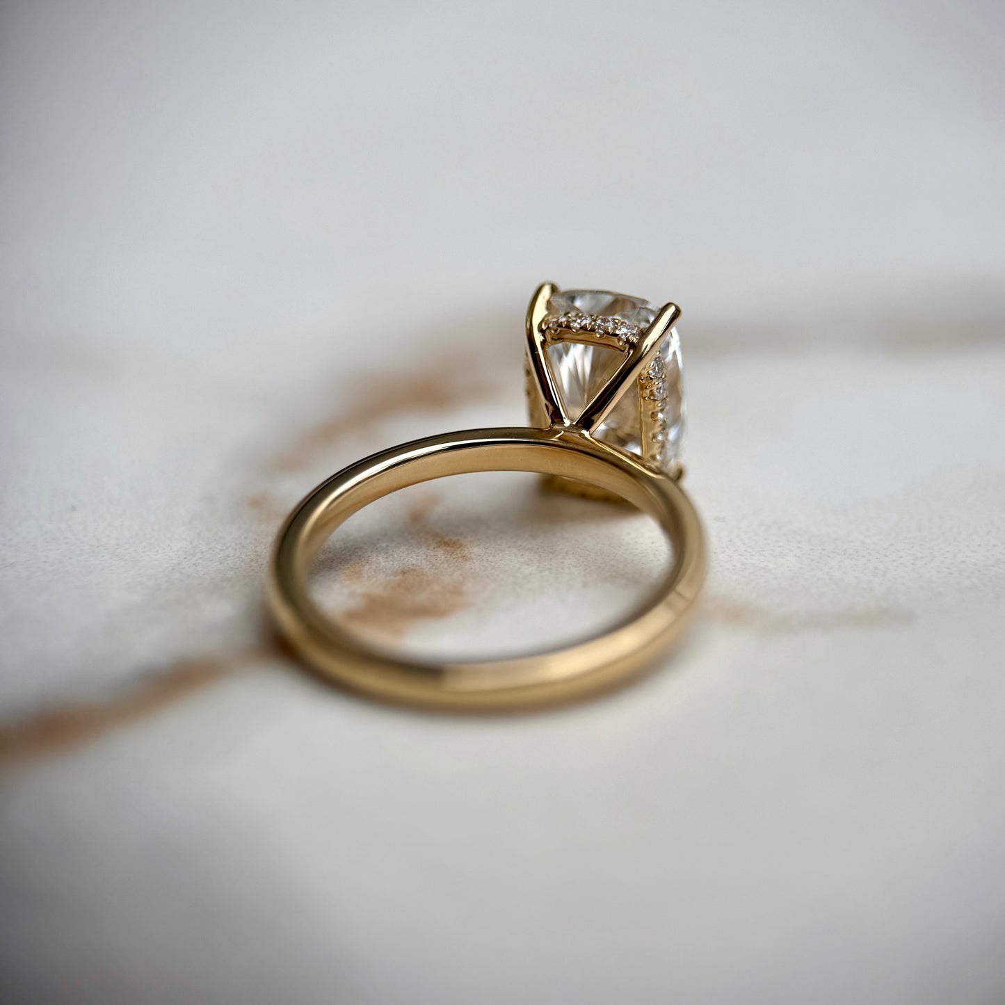 Classic Elongated Cushion Cut Hidden Halo - 3ct+ (10mm+, D/E & VVS)