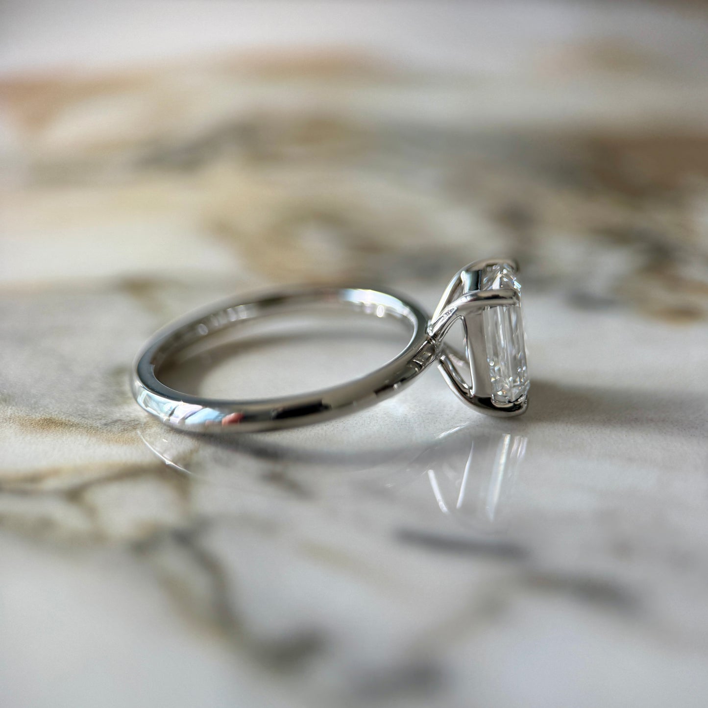 Classic Emerald Cut Solitaire - 1.50ct+ (D/E & VVS)