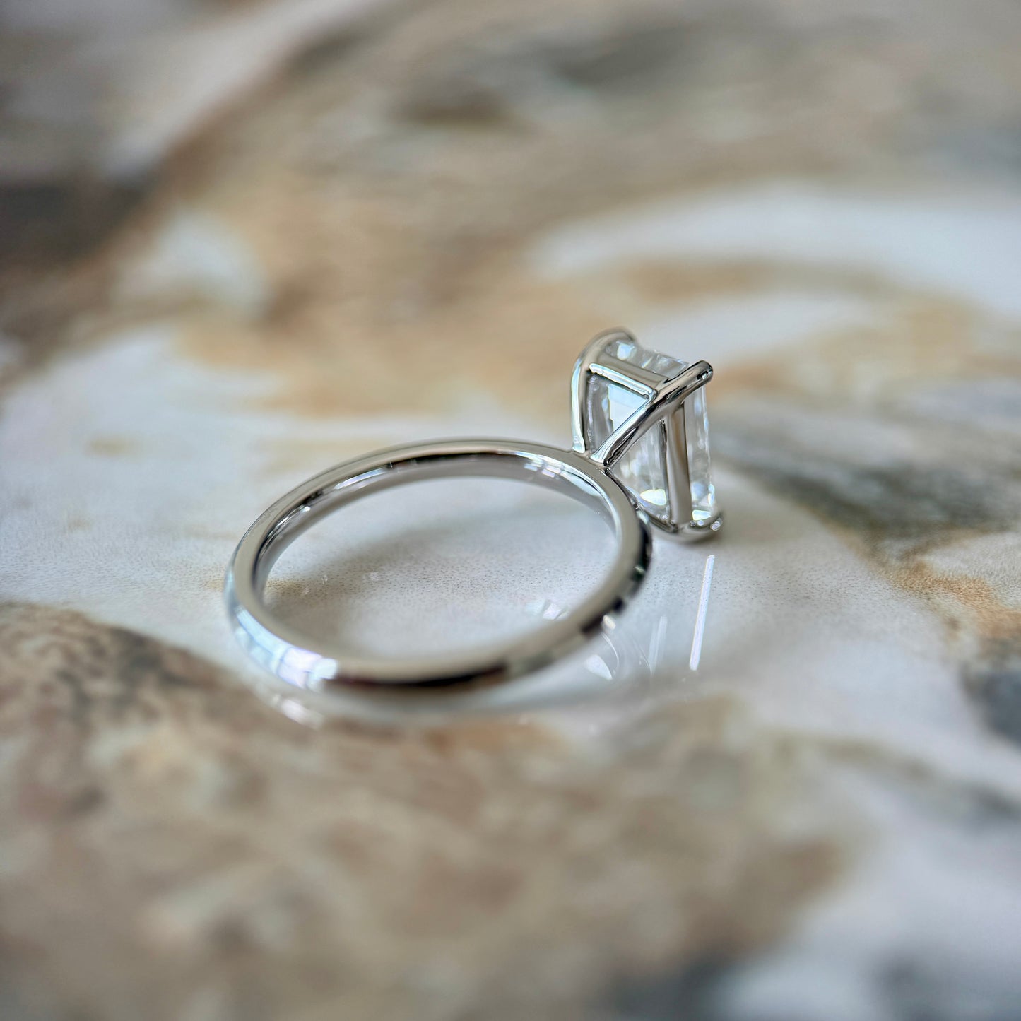 Classic Emerald Cut Solitaire - 2ct+ (D/E & VVS)