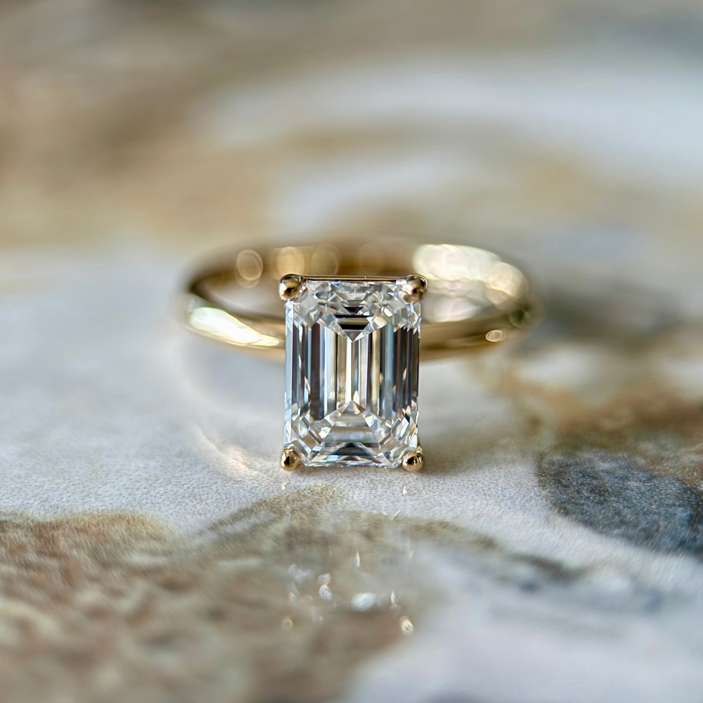 Classic Emerald Cut Solitaire - 2ct+ (D/E & VVS)