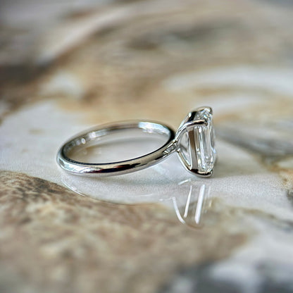 Classic Emerald Cut Solitaire - 2ct+ (D/E & VVS)