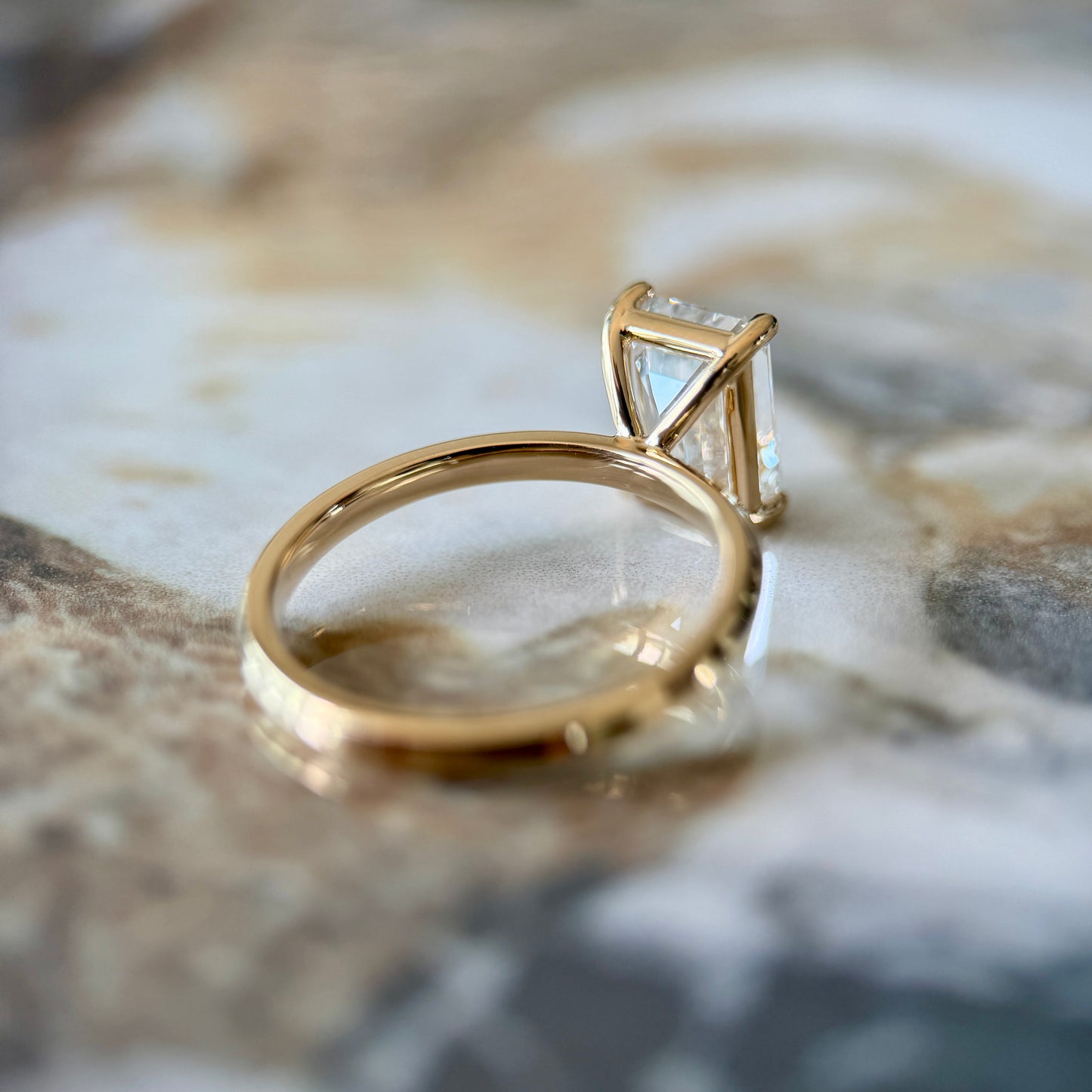 Classic Emerald Cut Solitaire - 2ct+ (D/E & VVS)