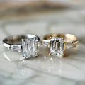 Classic Emerald and Tapering Baguettes - 2ct+ (8.5mm+, D/E & VVS)