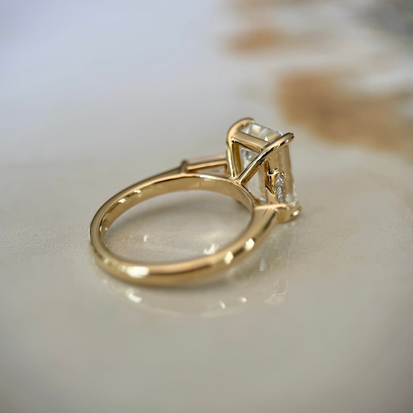 London Diamonds Classic Emerald and Tapering Baguettes - 3ct+ (9.5mm+, D/E & VVS)